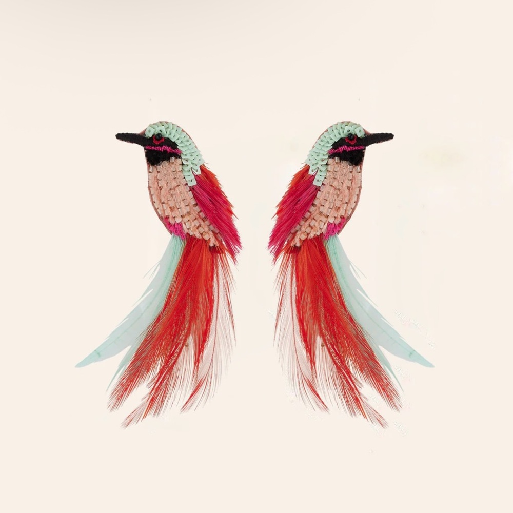 Mignonne Gavigan Piccola Hummingbird Statement Earrings
